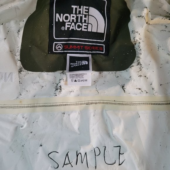 The North Face Summit Series Shell Water Jacket Olive Green Sample Size Medium - Picture 7 of 9